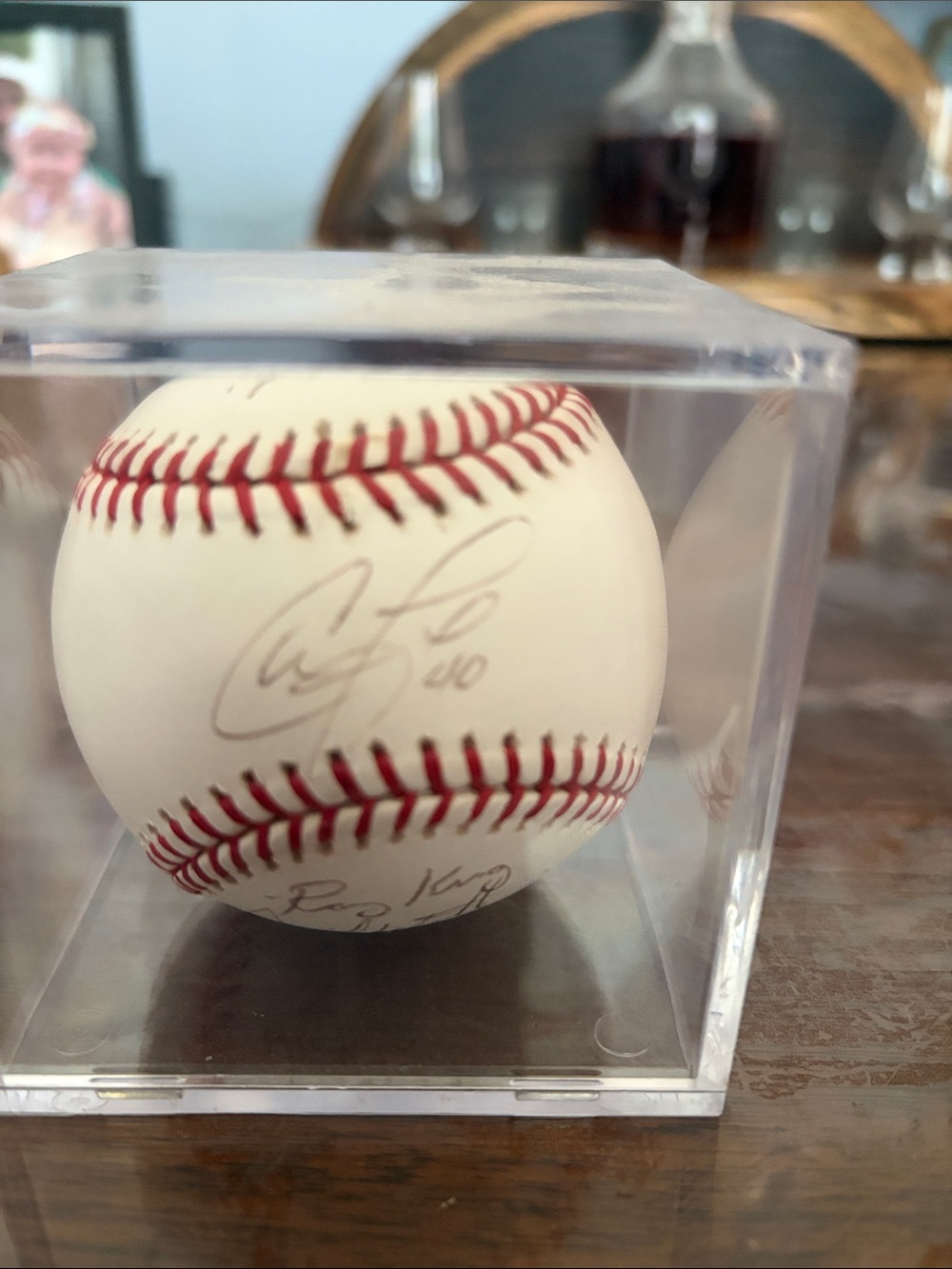 2001 Milwaukee Brewers Bull Pen Signed Baseball